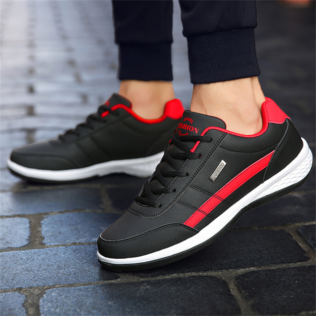 Leather breathable casual shoes