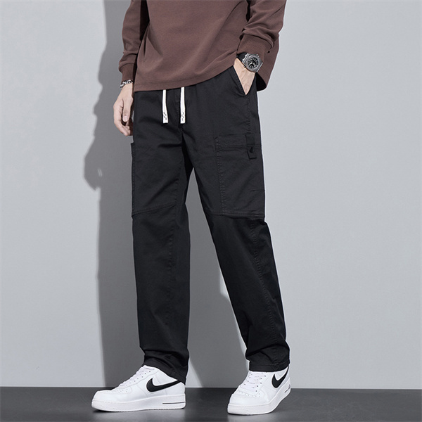 Cotton summer loose fit men's work pants