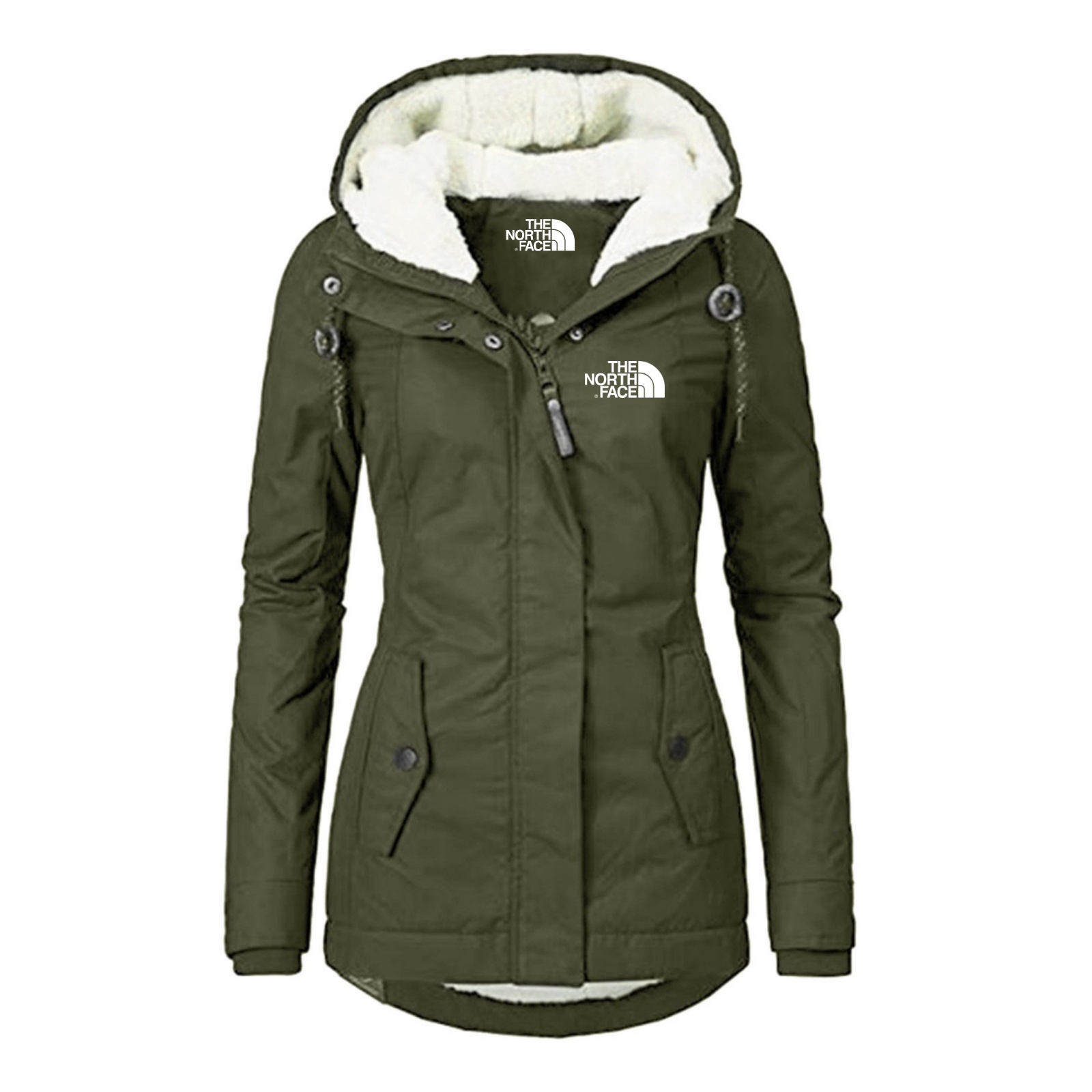 Parka foderato in pelliccia sintetica da donna – The Nthtorth Face 2025