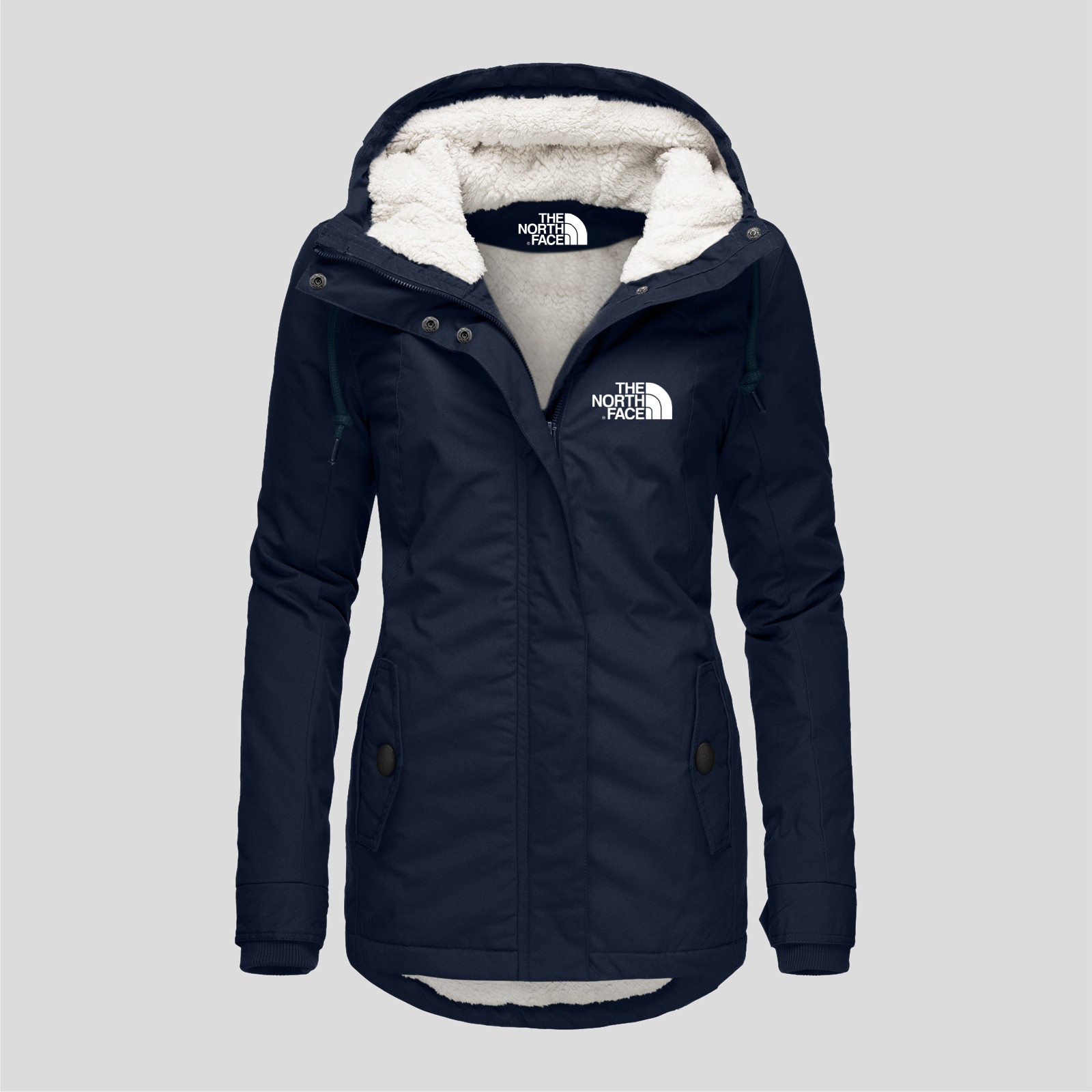 Parka foderato in pelliccia sintetica da donna – The Nthtorth Face 2025