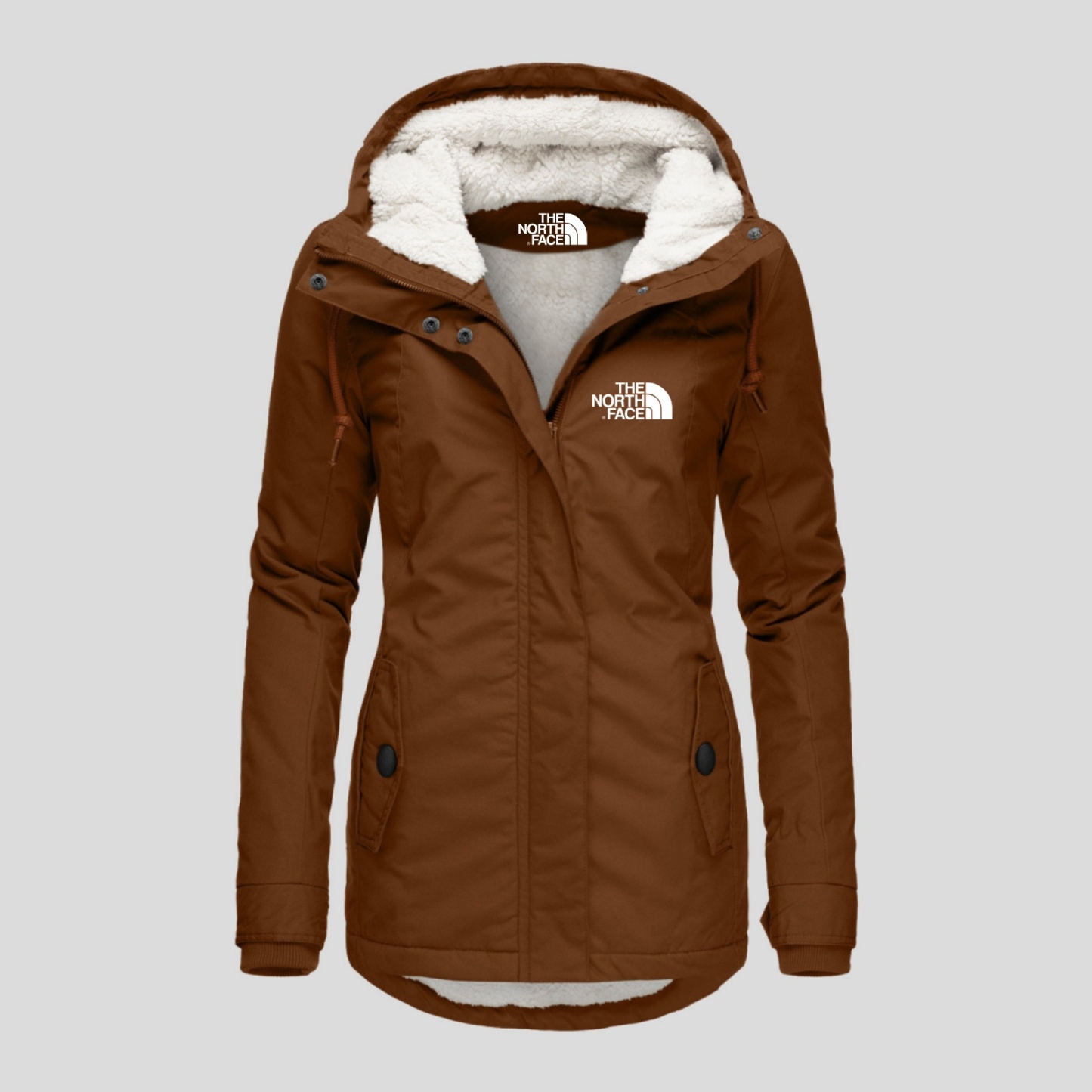 Parka foderato in pelliccia sintetica da donna – The Nthtorth Face 2025