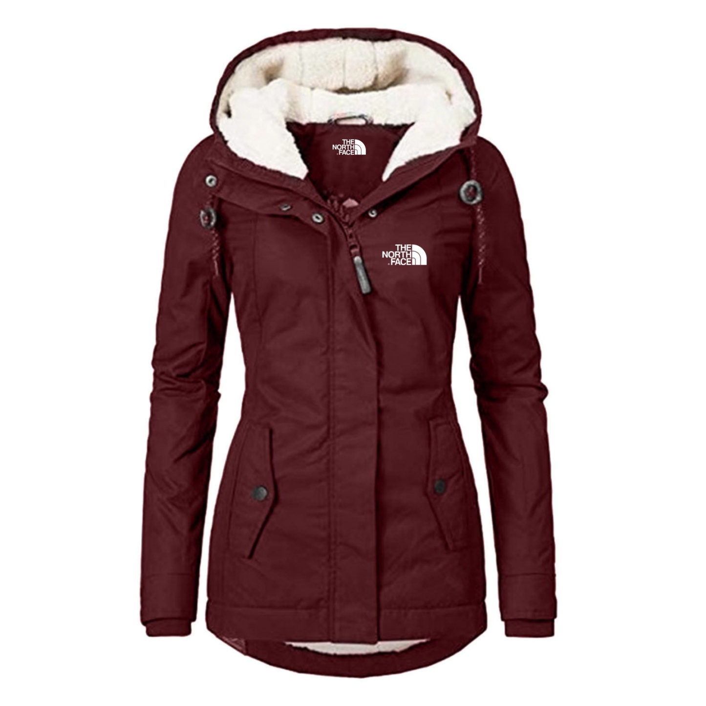 Parka foderato in pelliccia sintetica da donna – The Nthtorth Face 2025