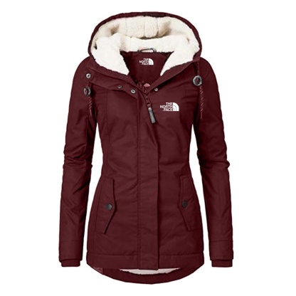 Parka foderato in pelliccia sintetica da donna – The Nthtorth Face 2025