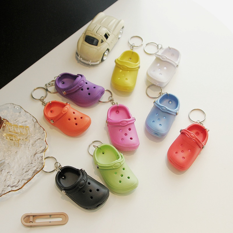 Mini Crocs Shoe Keychain