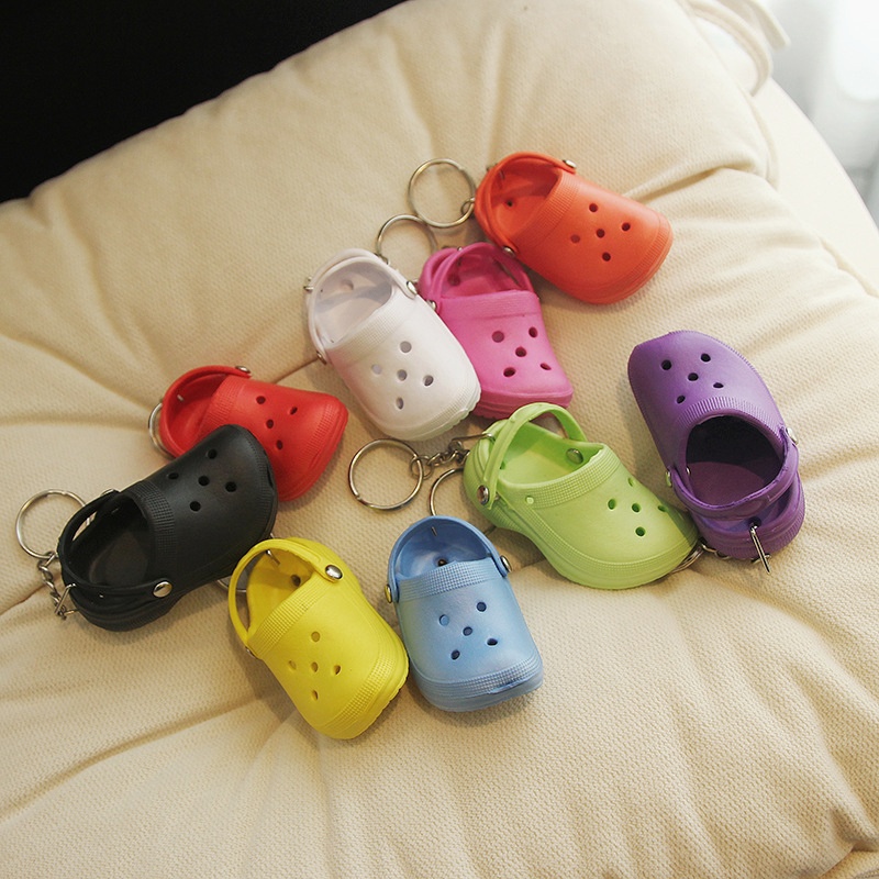 Mini Crocs Shoe Keychain