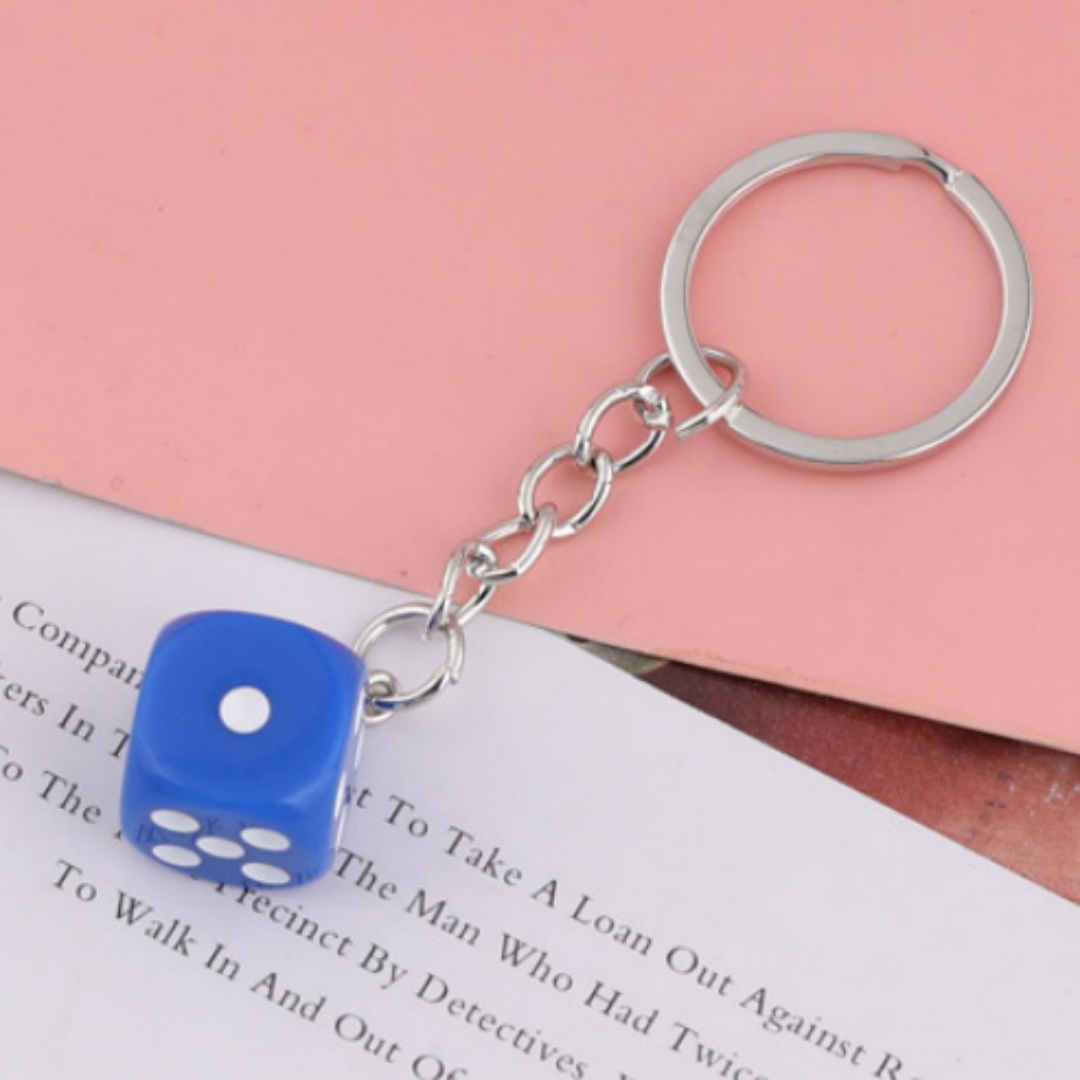 🎲🎲Handmade Dice Keychain