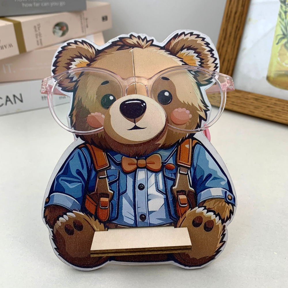 Wooden Animal Eyeglasses Frame