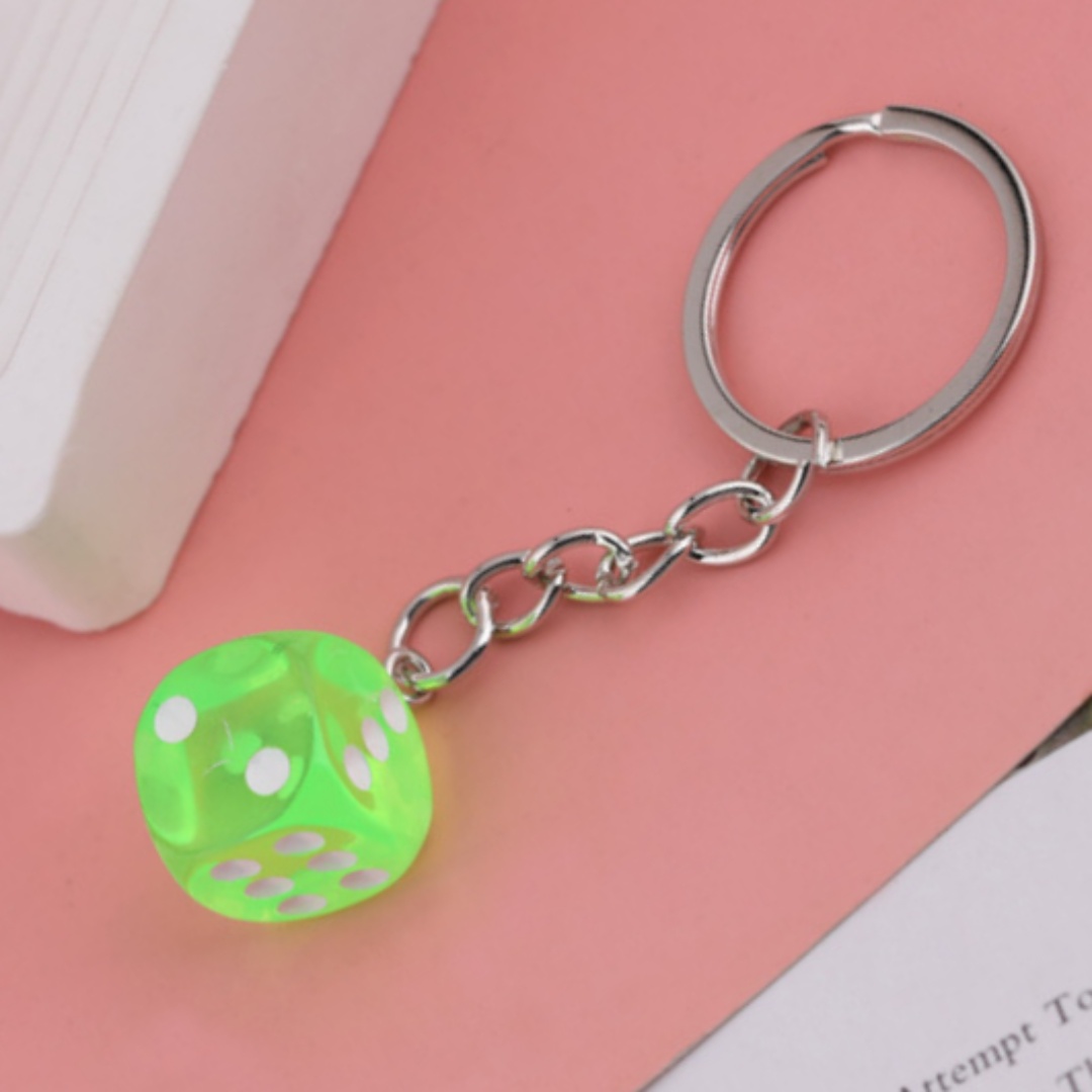 🎲🎲Handmade Dice Keychain