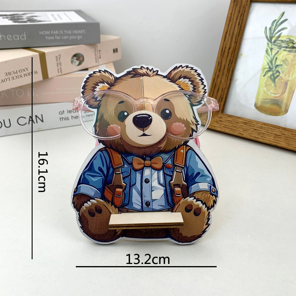 Wooden Animal Eyeglasses Frame