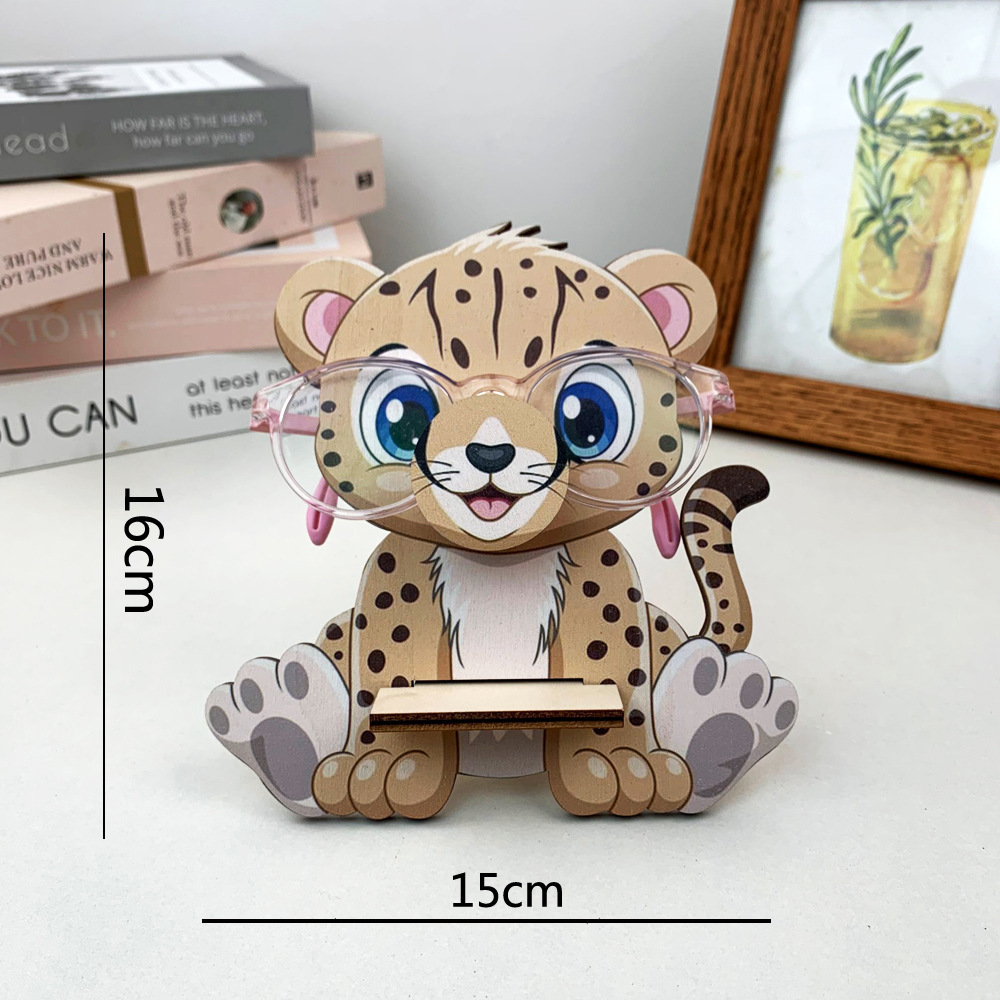 Wooden Animal Eyeglasses Frame