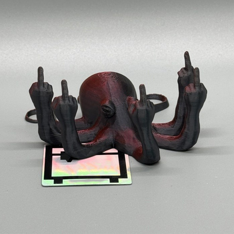 Middle Finger Octopus, Desk Companion
