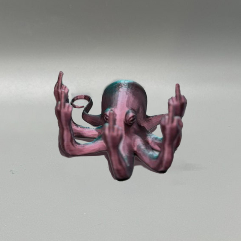 Middle Finger Octopus, Desk Companion