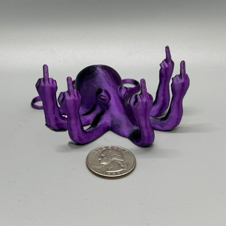 Middle Finger Octopus, Desk Companion
