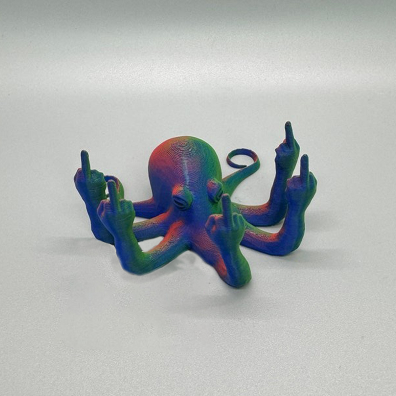 Middle Finger Octopus, Desk Companion