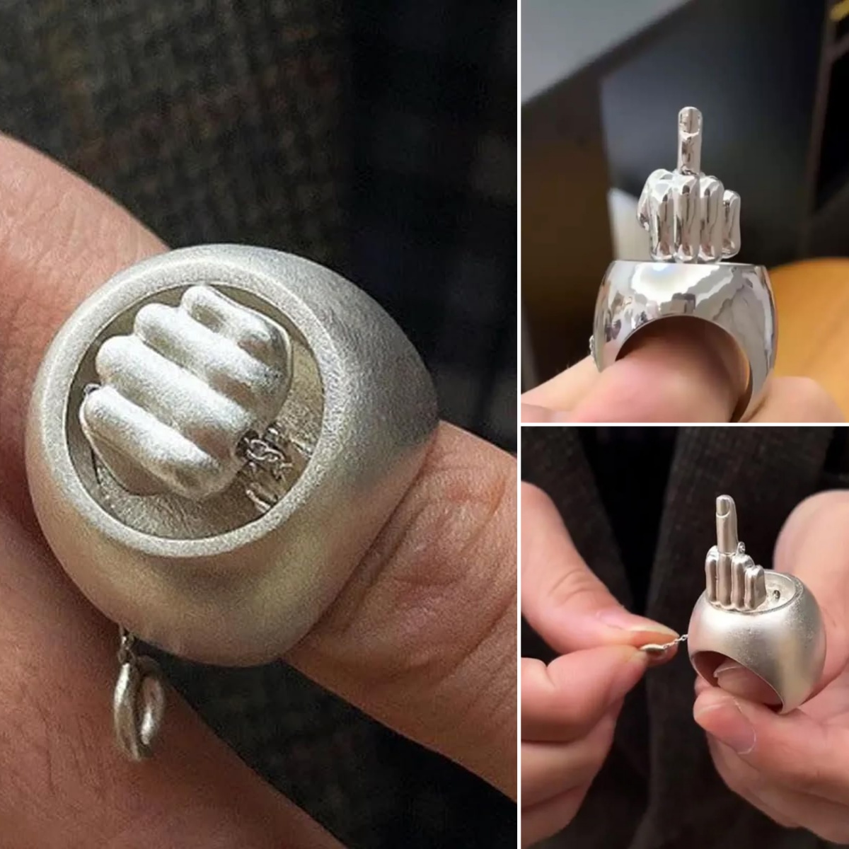 Fun Middle Finger Rings