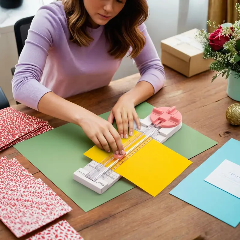 4-in-1 Paper Trimmer Multi-Function Scrapbooking Tool