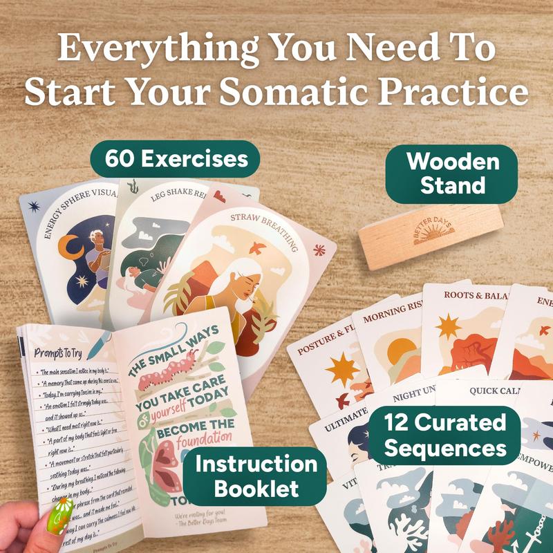 60 Somatic Therapy Exercise Cards