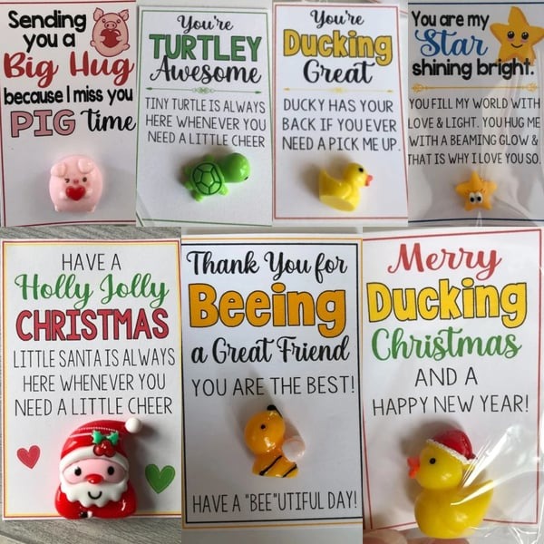 ❤️Cute Lucky Charm Gift - Holly Jolly Christmas