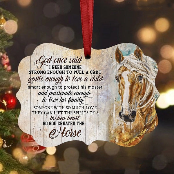 Horse Christmas Ornament