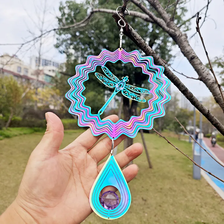 ✨🌈Colorful Rotating Wind wheel Pendant✨