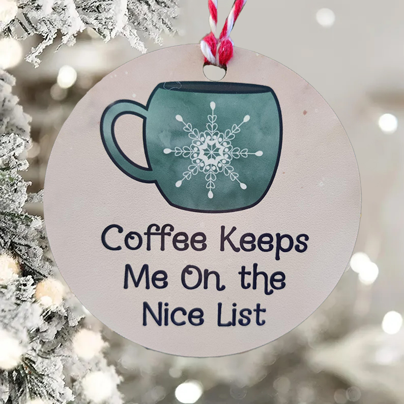 ☕Christmas Coffee Ornament
