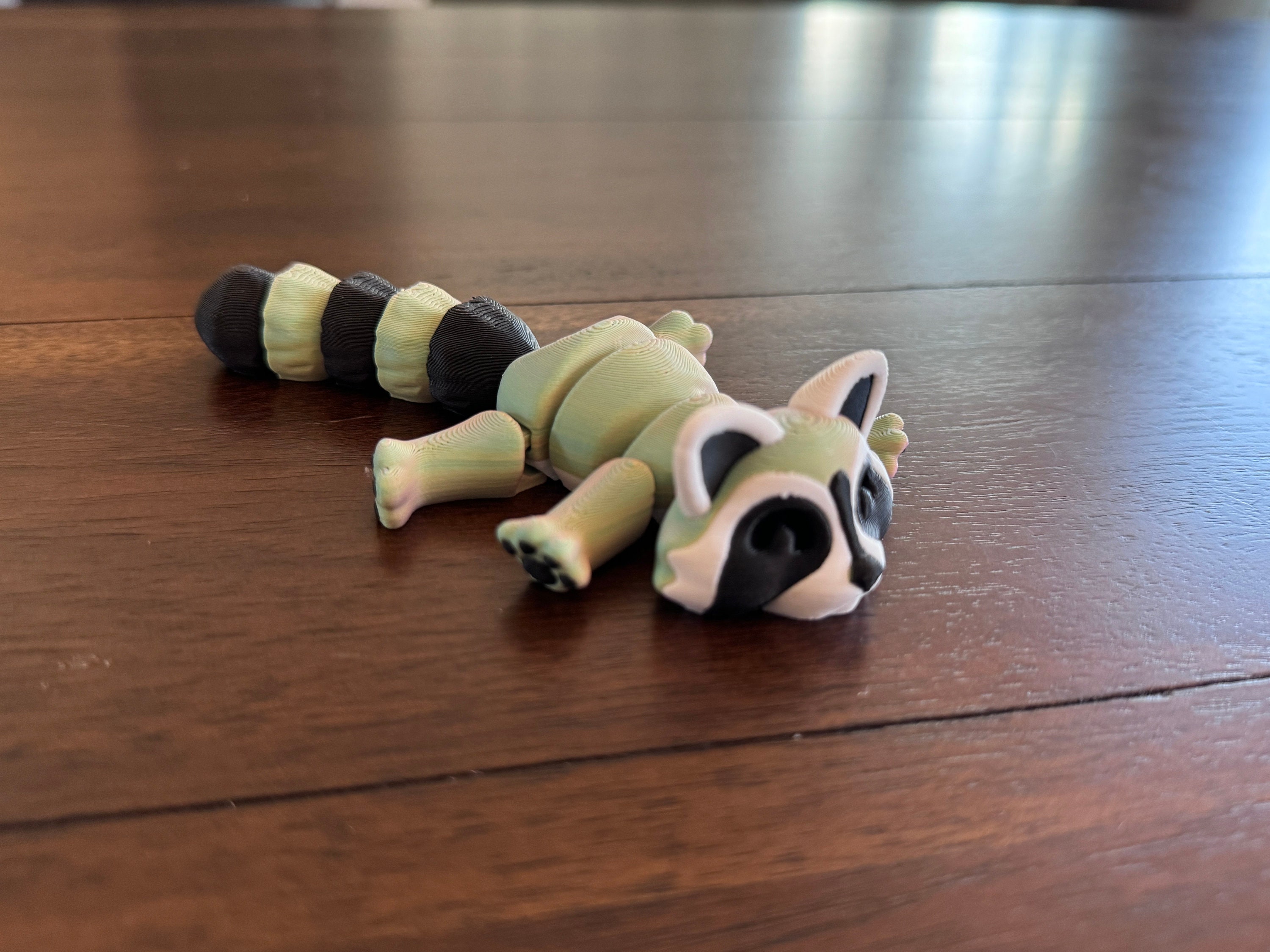 🦝3D Printed Raccoon Fidget