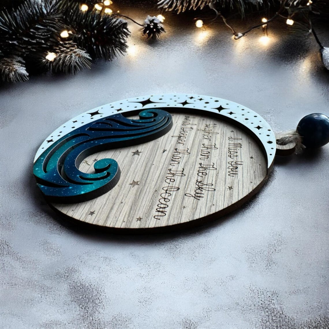 Memorial Moon Ornament