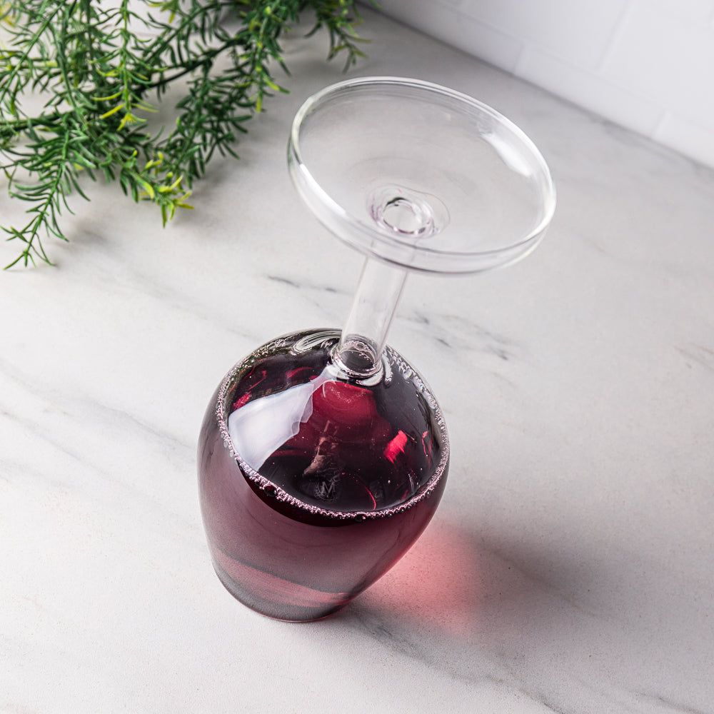 🍷Upside Down Wine Glass