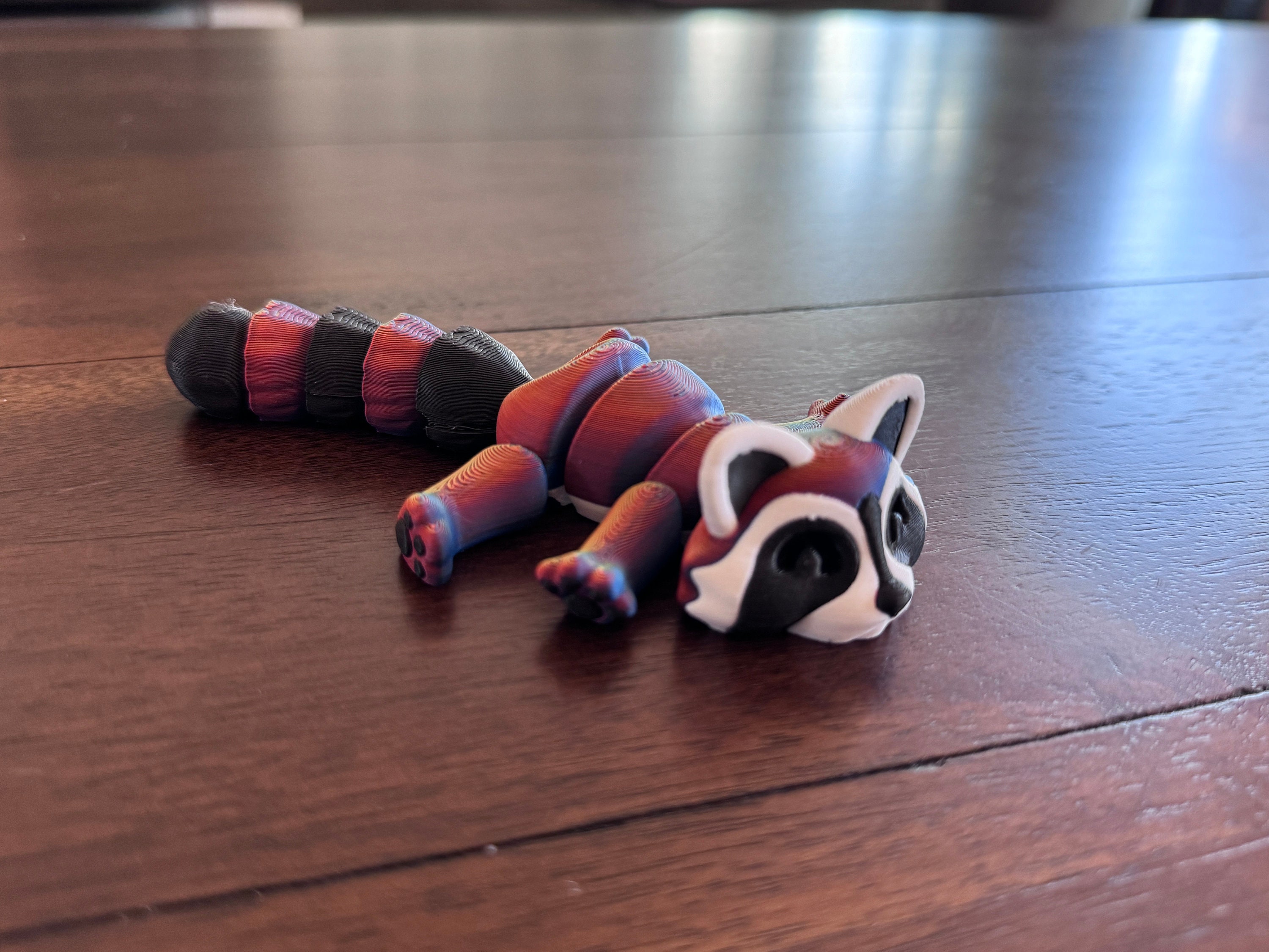 🦝3D Printed Raccoon Fidget