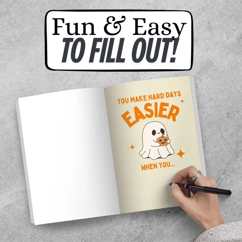 Fall & Halloween Gift Journal 