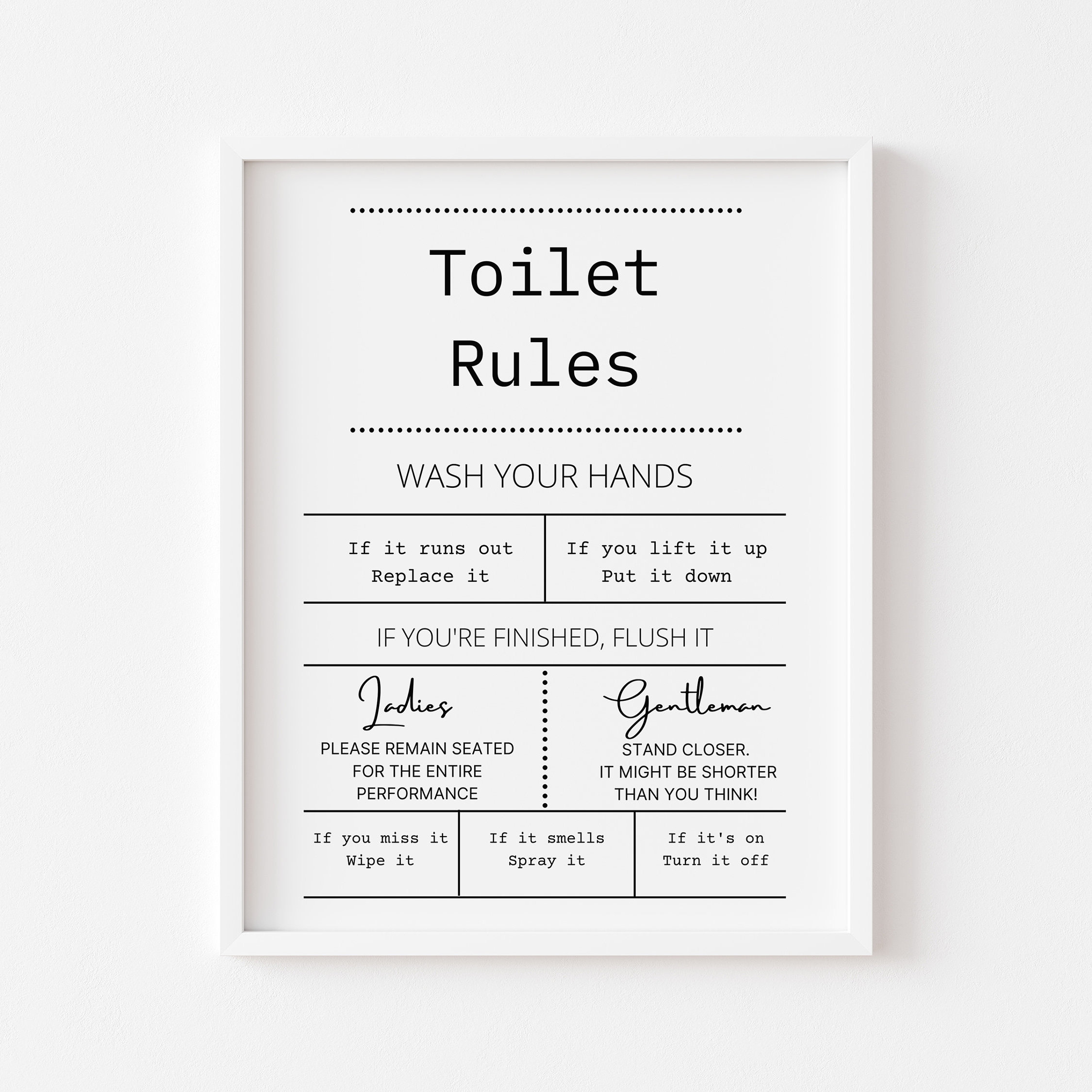 🛁Funny Bathroom Print
