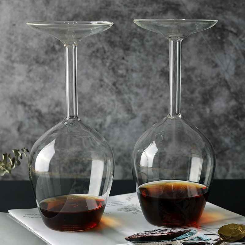 🍷Upside Down Wine Glass