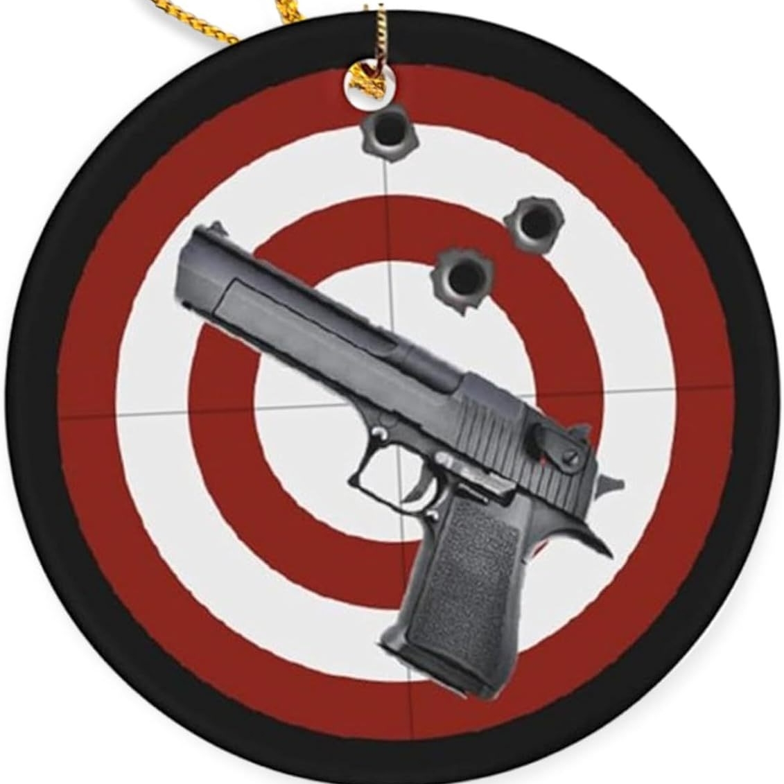 Target Shooting Ornament