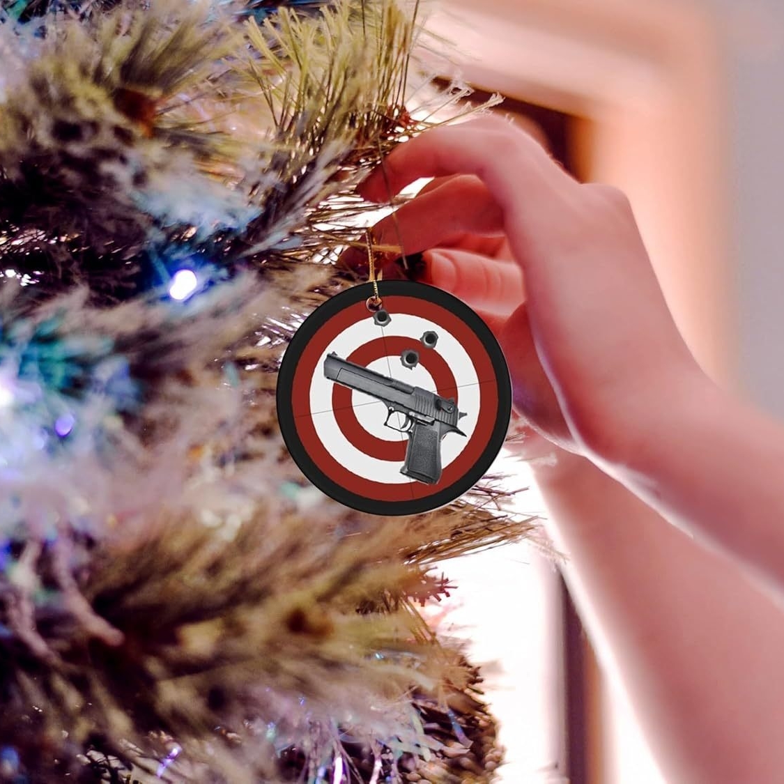 Target Shooting Ornament