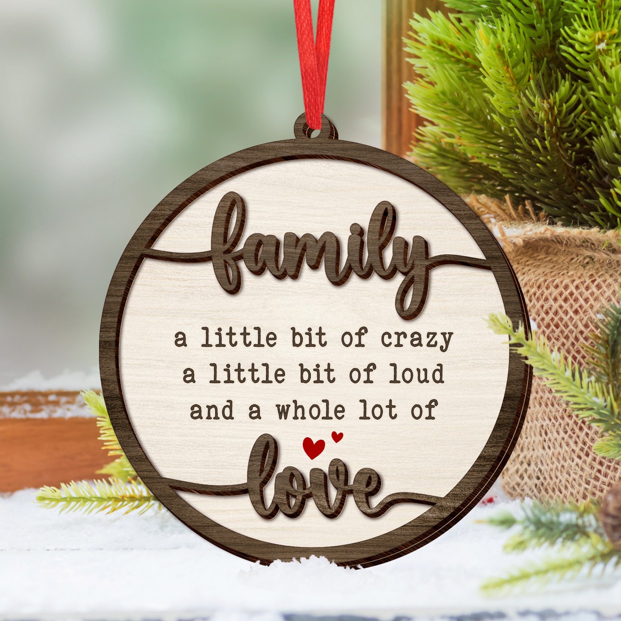 Family Love Ornament