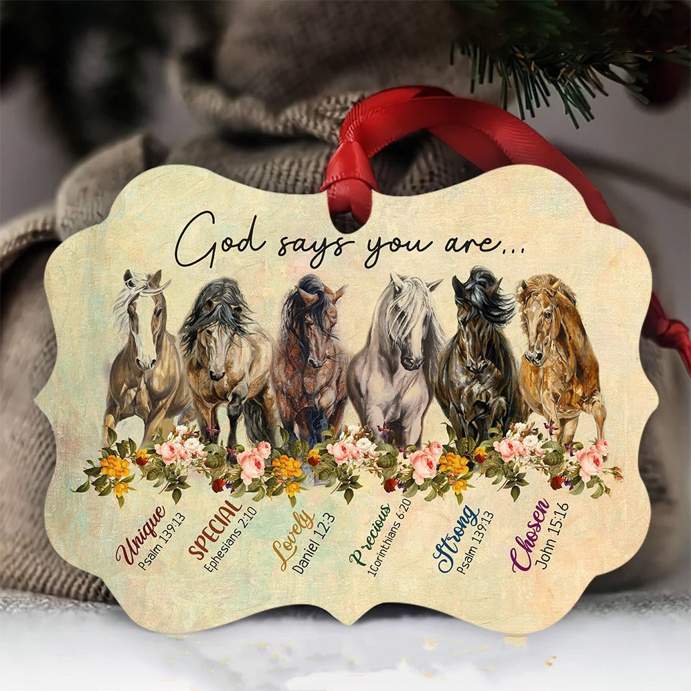 Horse Christmas Ornament