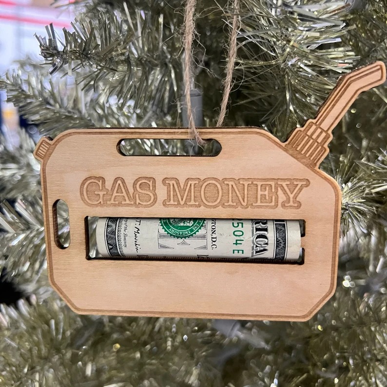 Gas Money Ornament Teen Gift