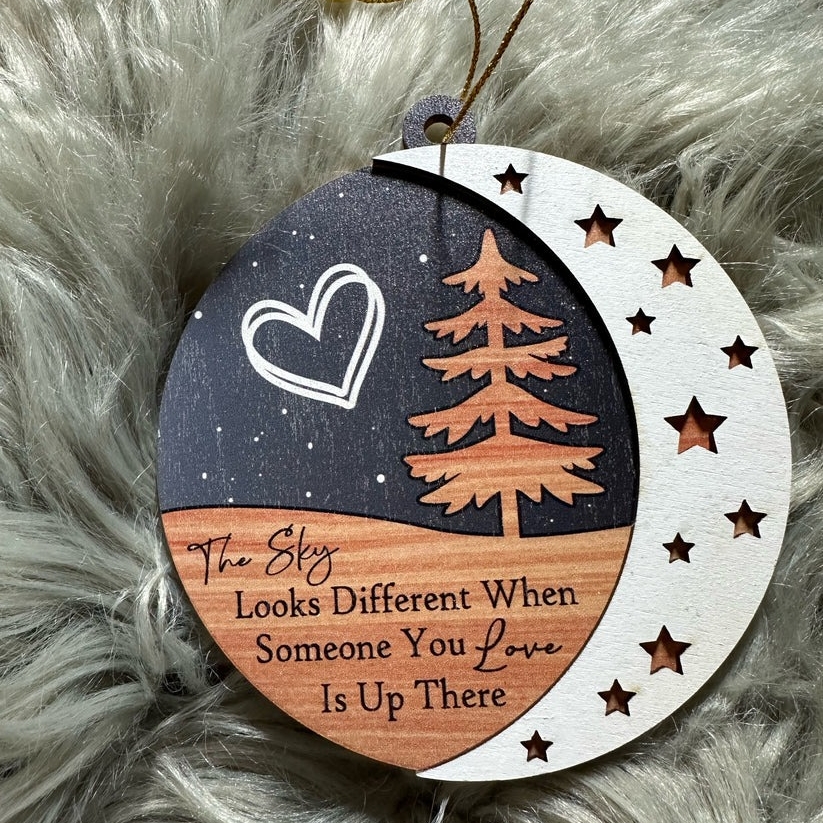 Memorial Moon Ornament