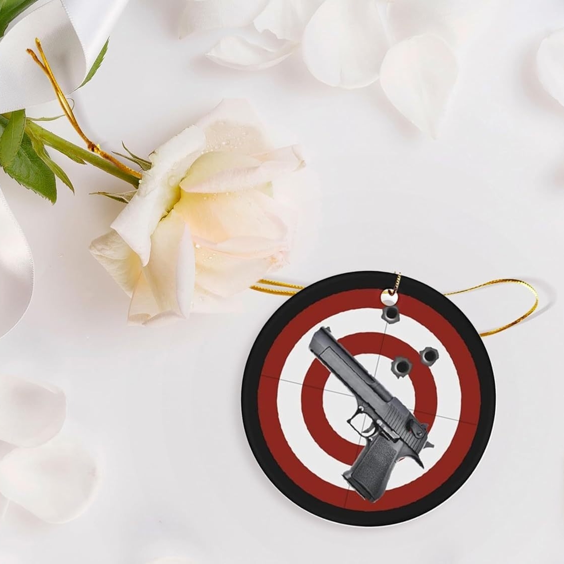 Target Shooting Ornament