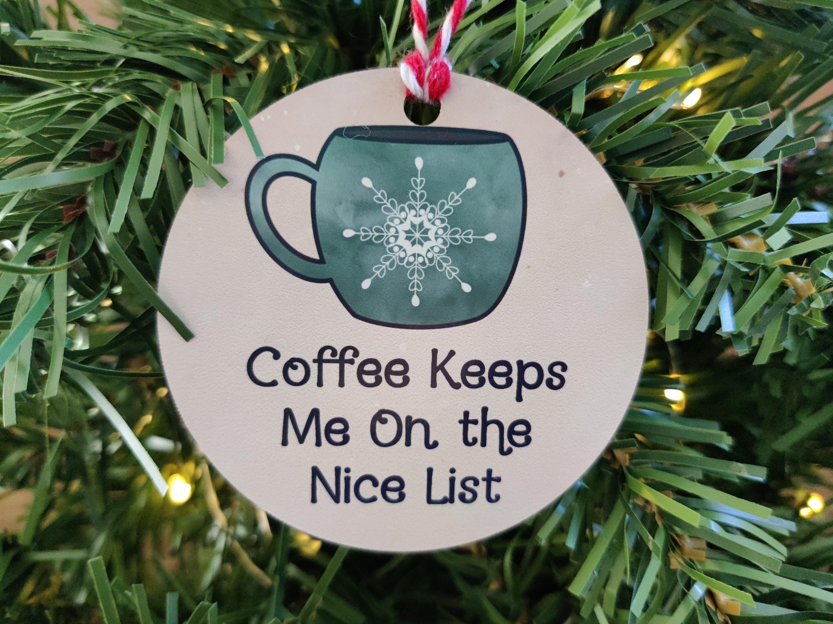 ☕Christmas Coffee Ornament