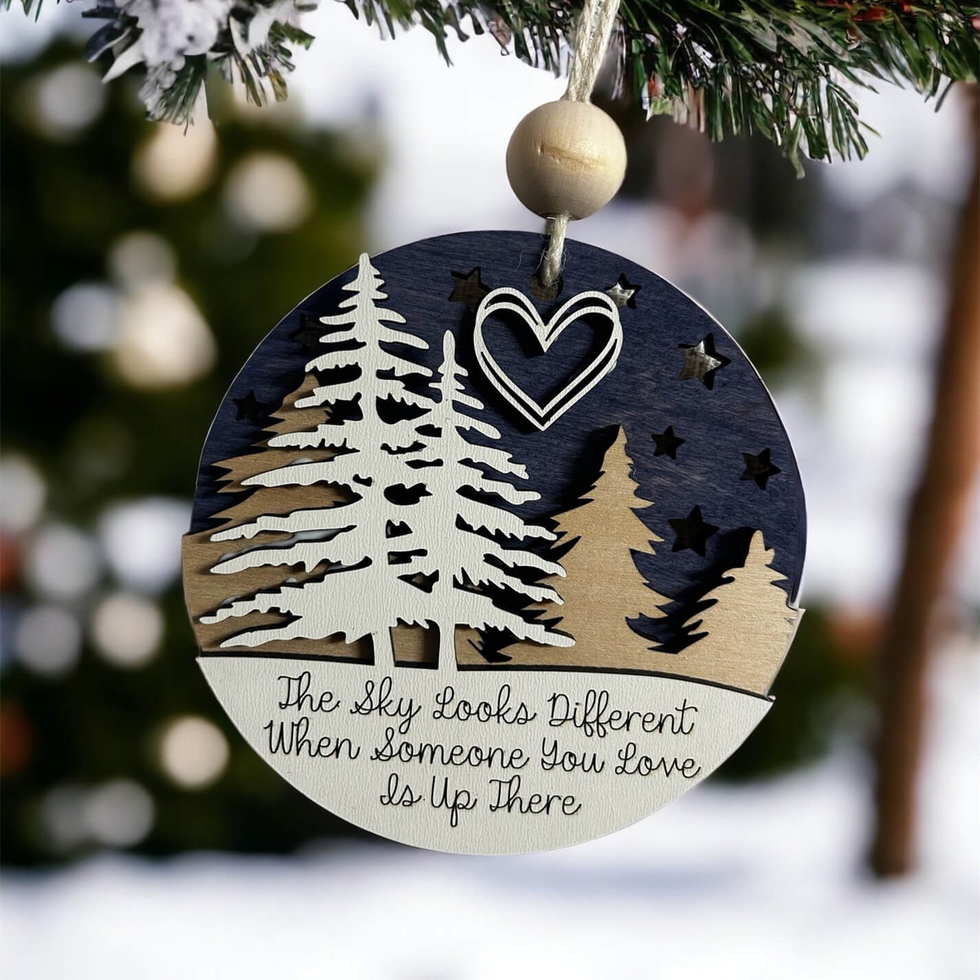 Memorial Moon Ornament