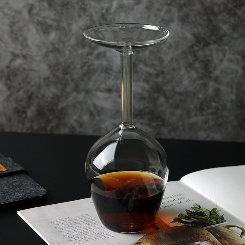 🍷Upside Down Wine Glass