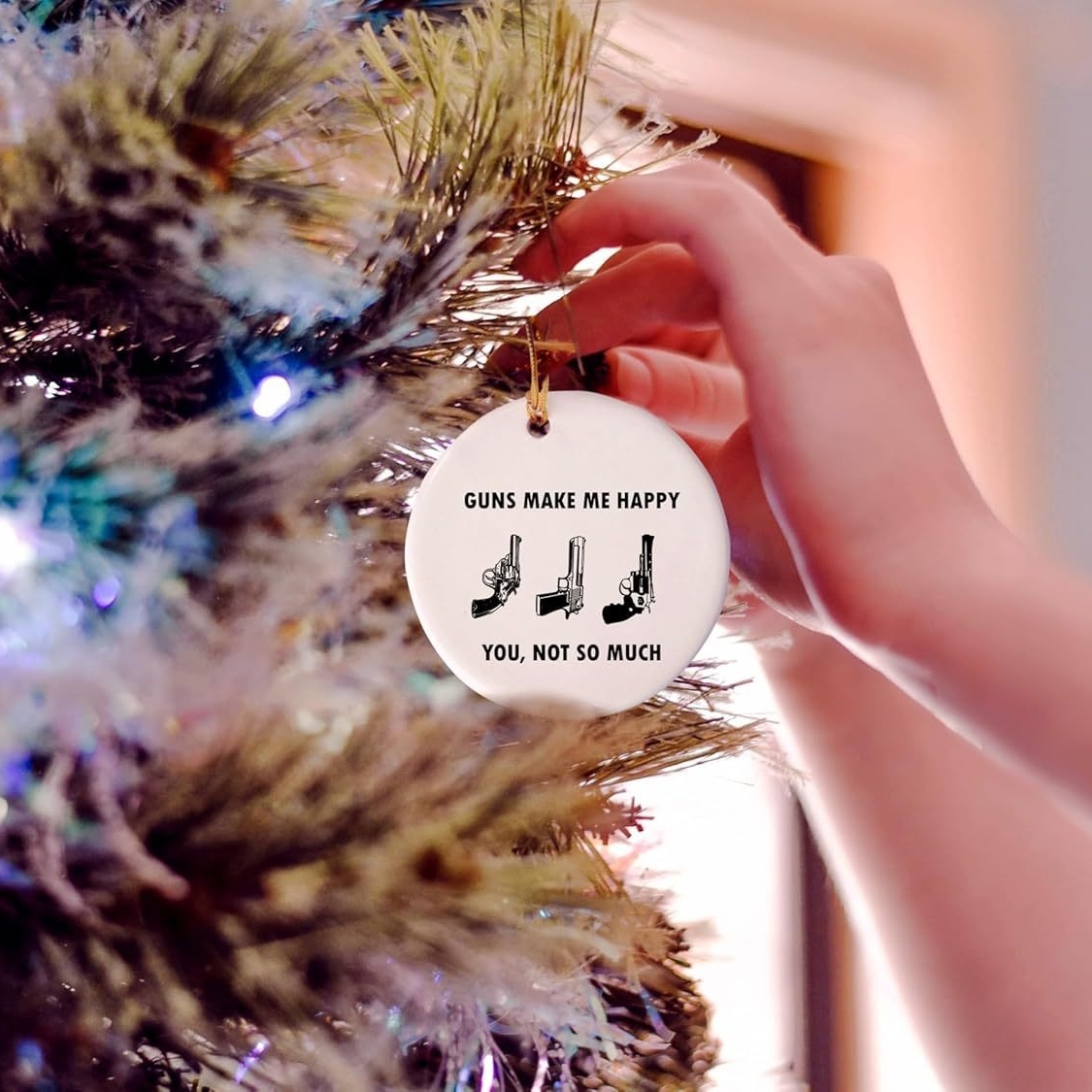 Target Shooting Ornament