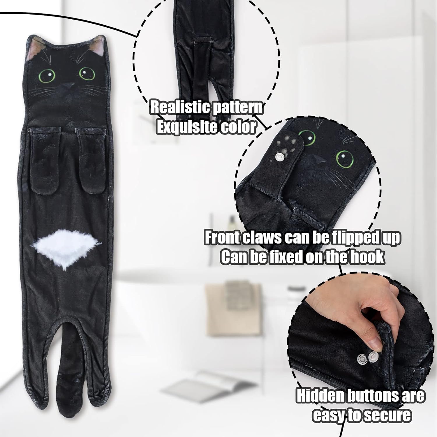 Cute Cat Absorbent Towel