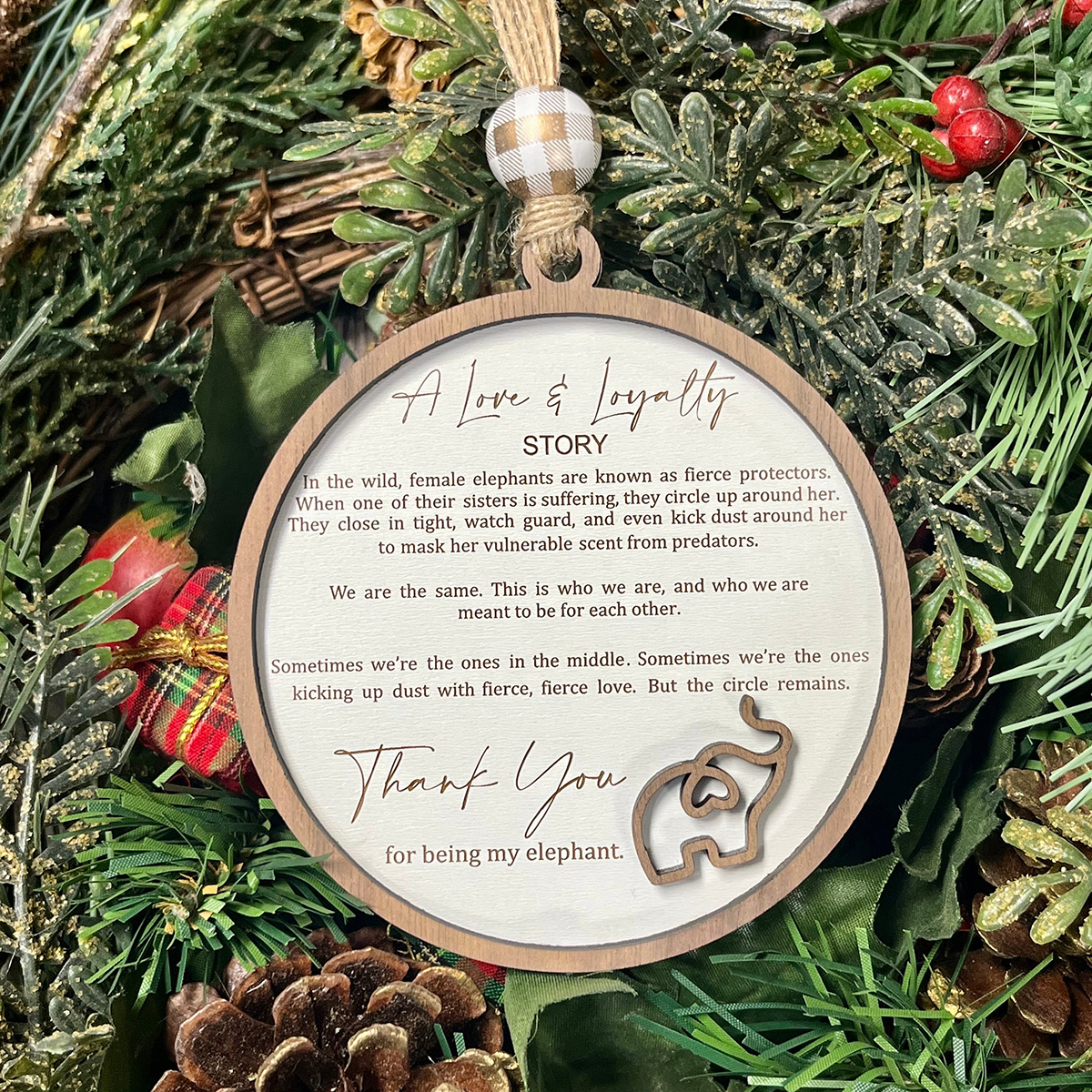 🎄Christmas Pre-sale🎁Friendship Elephant Ornament