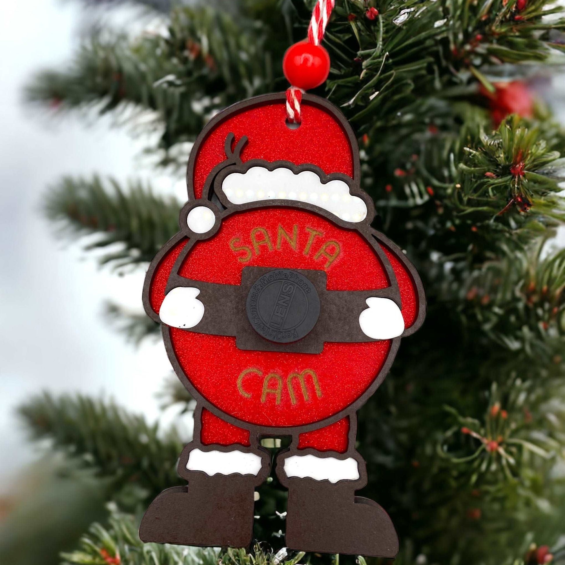 Santa Cam Ornament
