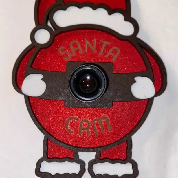 Santa Cam Ornament