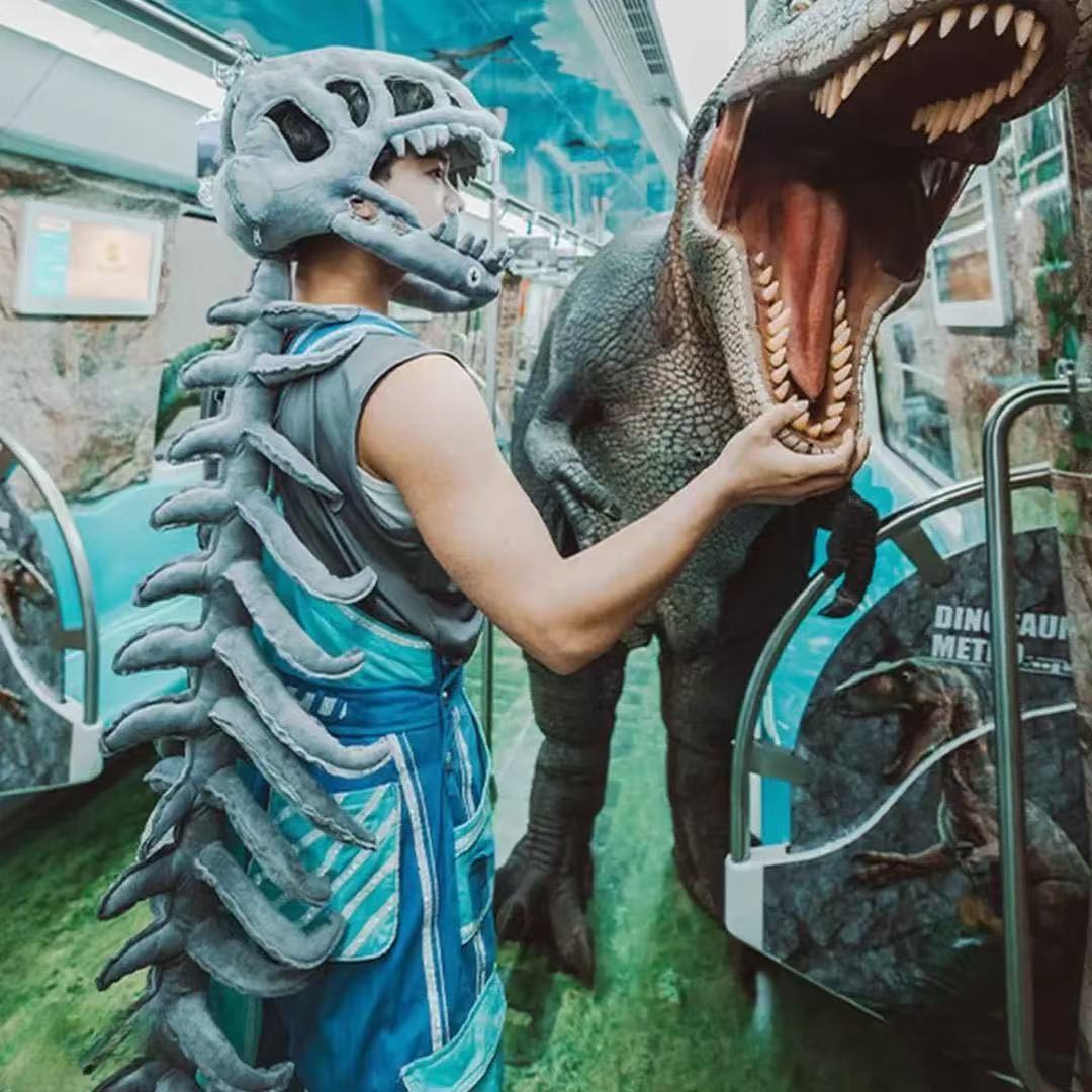 🎃Halloween Dinosaur Skeleton Costume🦖