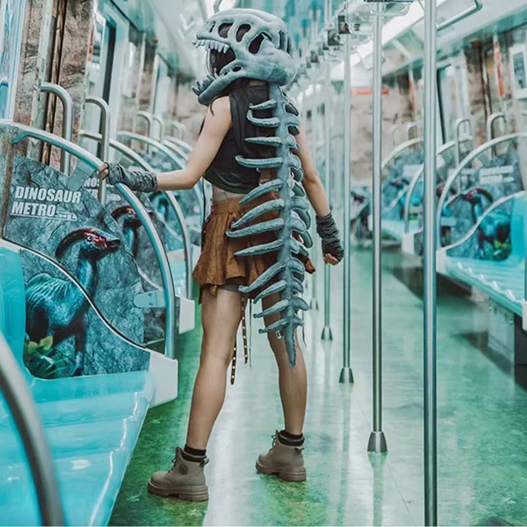 🎃Halloween Dinosaur Skeleton Costume🦖