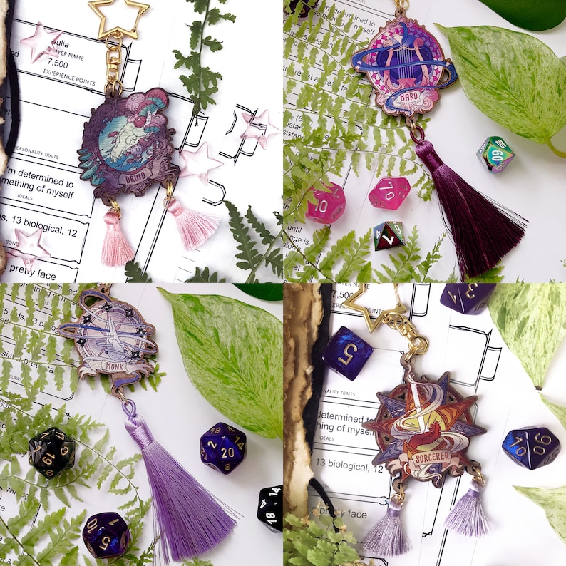 Character jewelry keychain